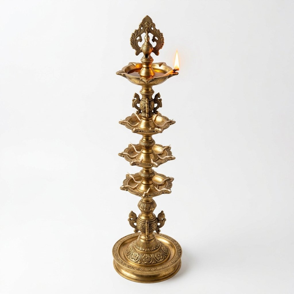 Samai Oil Lamp Left