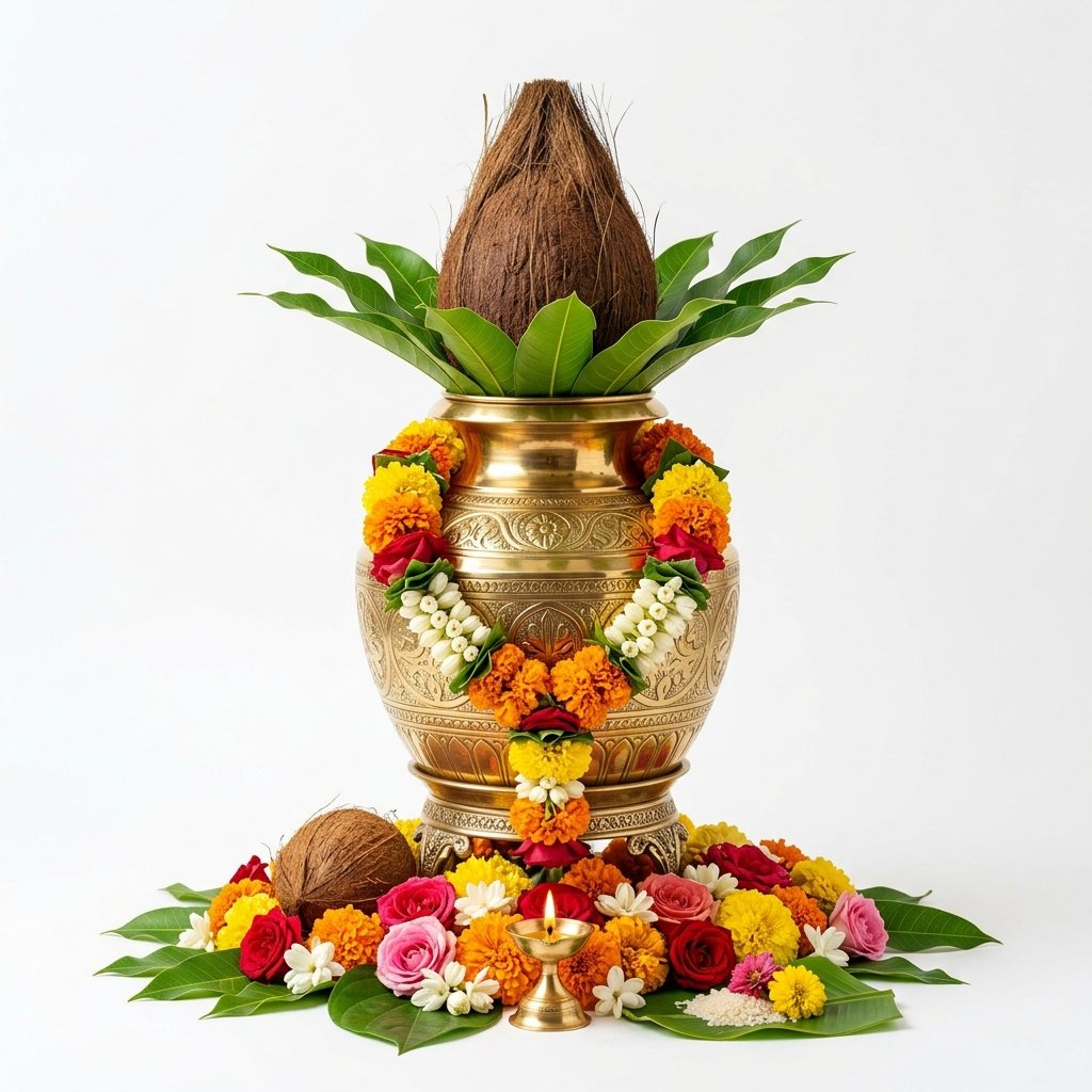 Sacred Kalasam illustration